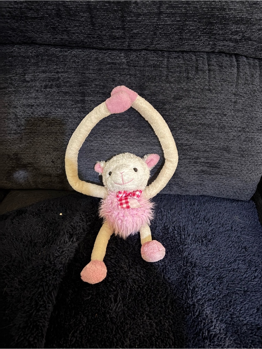 Pink Lamb Decorative Plush